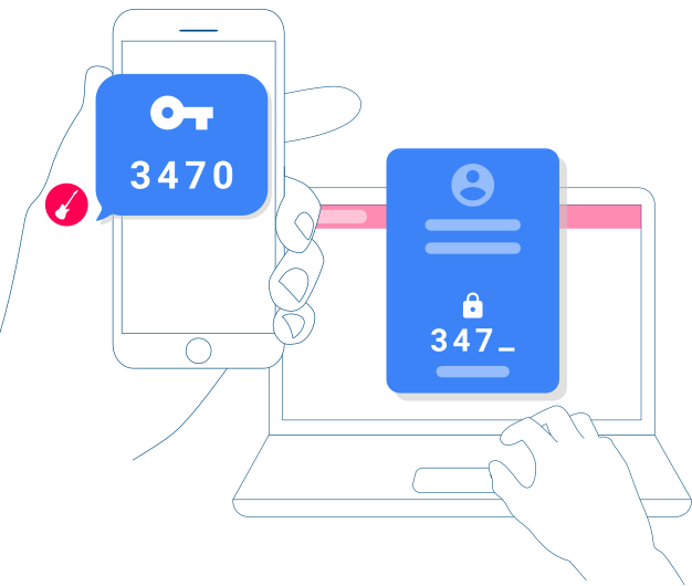 OTP SMS Illustration